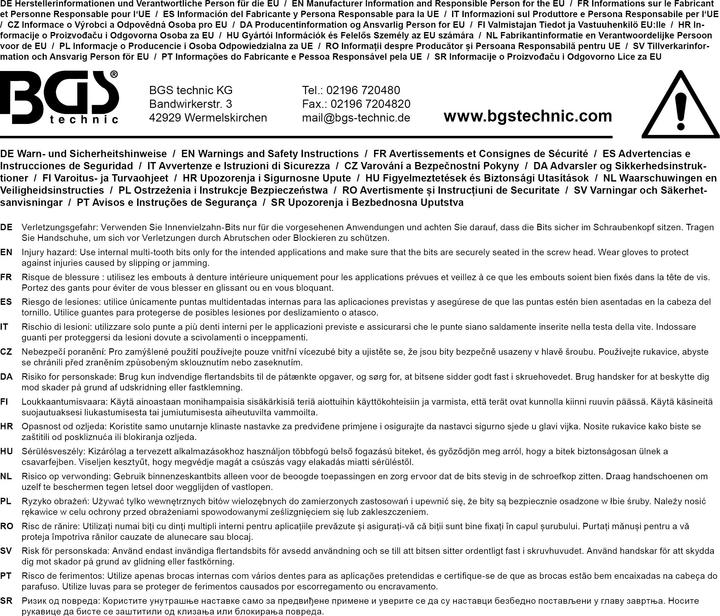 Image du produit BGS Douille à embouts à choc | 20 mm (3/4") | denture multiple intérieure (pour XZN) M16 (20 mm)
