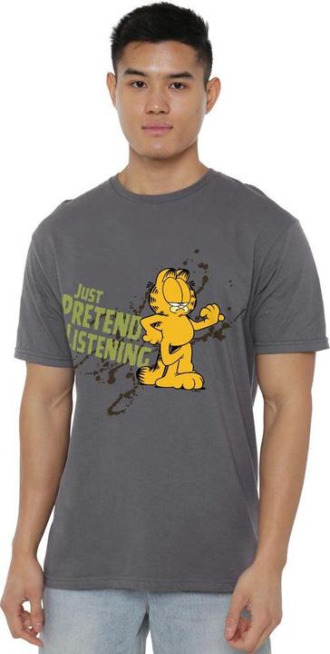 Immagine prodotto Garfield Just Pretend I'm Listening Maglietta Uomo (4XL)