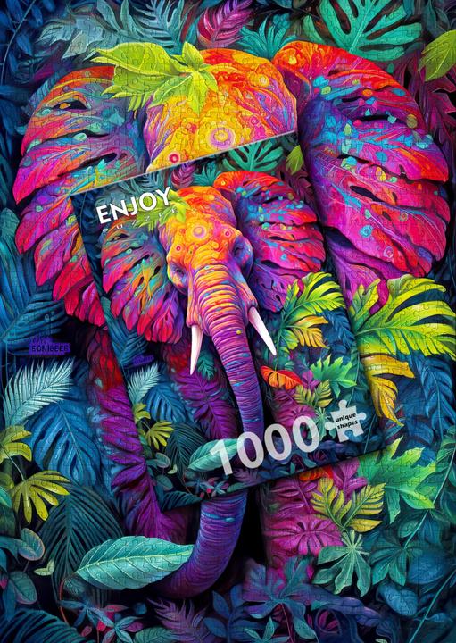 Produktbild Enjoy Puzzle Puzzle 1000 Teile - Verkleideter Elefant (1000 Teile)