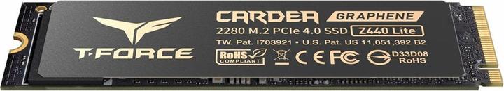 Immagine prodotto Team Group Dysk SSD T-FORCE Cardea Z440 Lite M.2 PCIe NVMe Gen4 x4 2280 (5000/3800) (500 GB, M.2 2280)