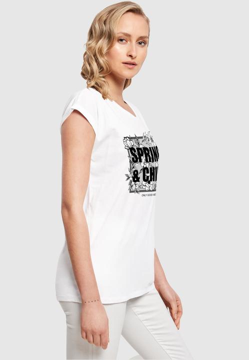 Actual product image Merchcode Ladies Spring And Chill Extended Shoulder Tee - 113645 (XL)