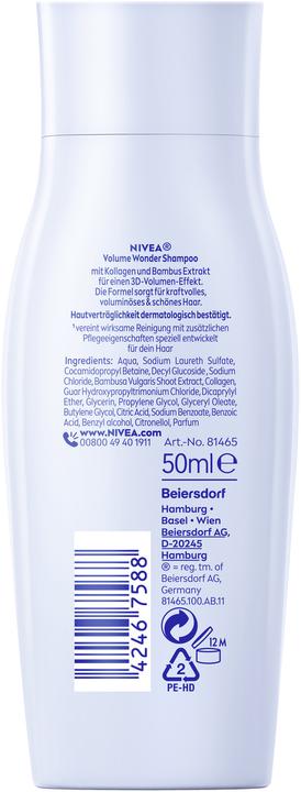 Actual product image NIVEA Volume & Strength pH-Balance Mini (50 ml, Liquid shampoo)