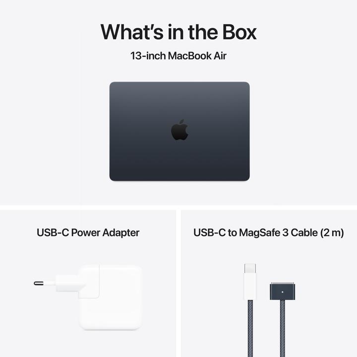 Actual product image Apple MacBook Air – 2025 (13.60", M4, 24 GB, 1000 GB, DE)