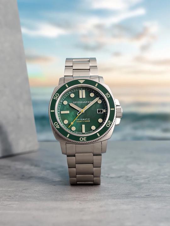 Produktbild Spinnaker SP-5106-33 Hull Automatik Pearl Diver Limited (Lünette drehbar links, Taucheruhr, 42 mm)