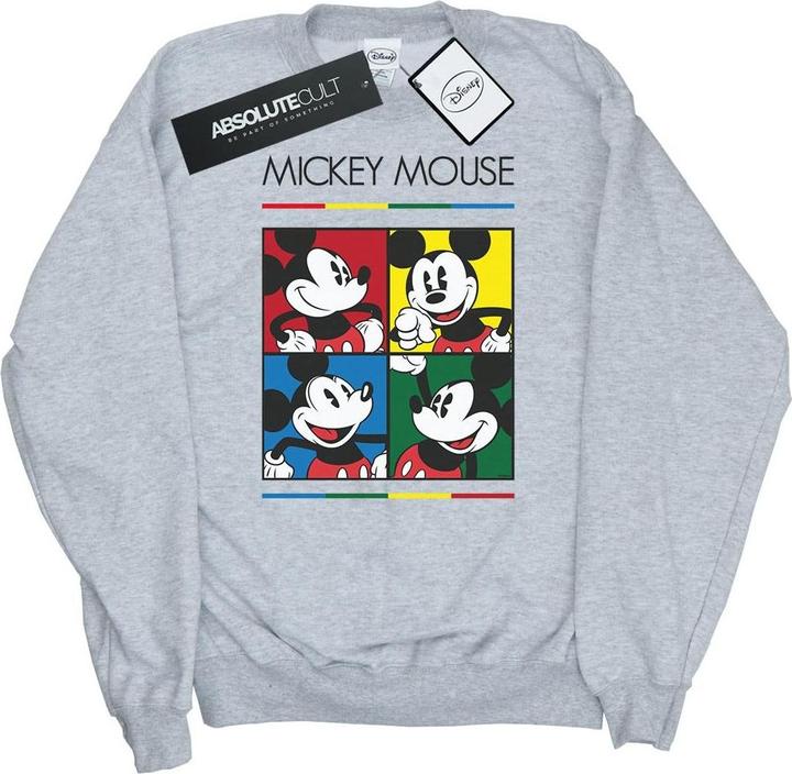 Disney Mickey Mouse Square Colour Sweatshirt Mädchen