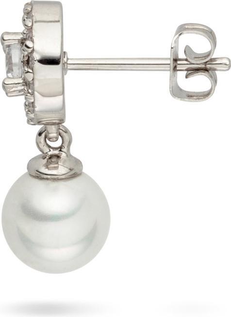Immagine prodotto Lulu & Jane Donna ottone zirconia cubica conchiglia perla argento - 29545 (Ottone)