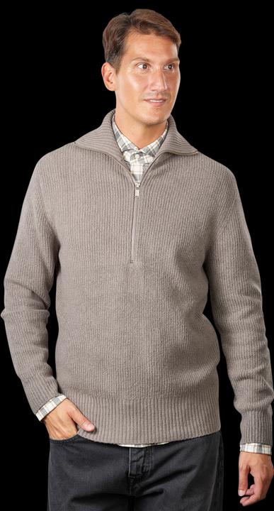 Drykorn Knit Manuelo Pullover Half Zip Grey (L)