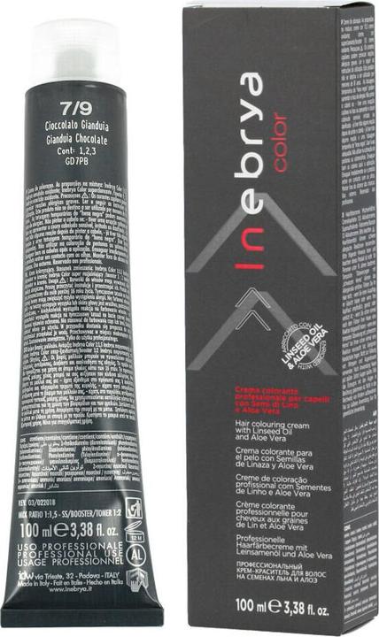 Image du produit Inebrya Color CHOCOLATE Crème colorante pour cheveux (chocolat) - Professional hair color 100 ml 7/9 (7, 9)