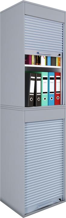 Immagine prodotto VCM Armadio per ufficio Armadio per archiviazione Armadio per tapparelle Legno "Aktos XL (50 x 40 x 186 cm)