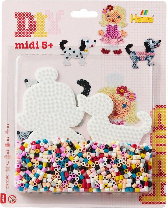 Actual product image Hama Safety bead set large, dog (1100pcs.)