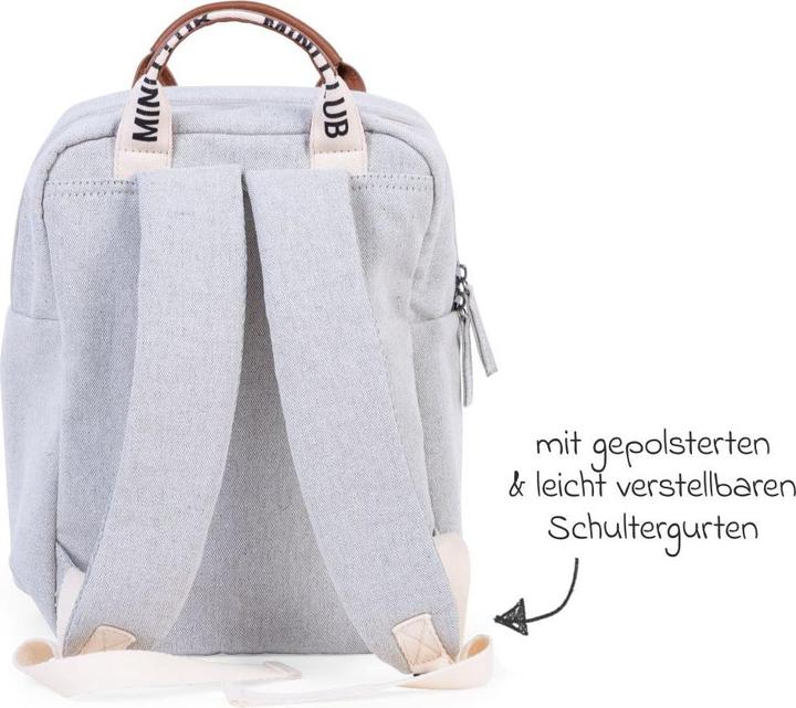 Immagine prodotto Childhome Kinderrucksack Club Signature canvas altweiss (7.40 l)