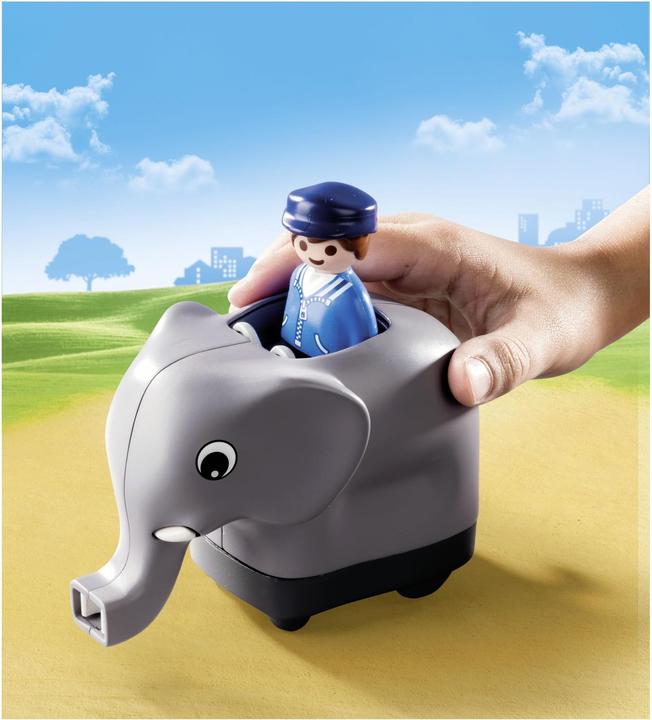 Produktbild Playmobil Mein Schiebetierzug (70405, Playmobil 1.2.3)