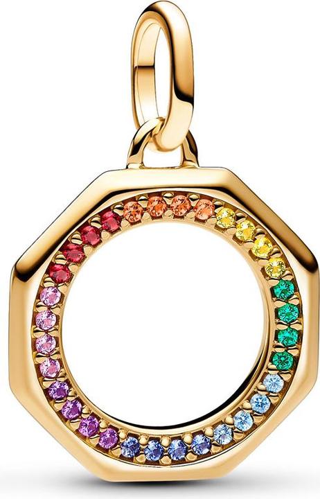 Immagine prodotto Pandora Charm a medaglione arcobaleno ME (Metallo, Dorato)