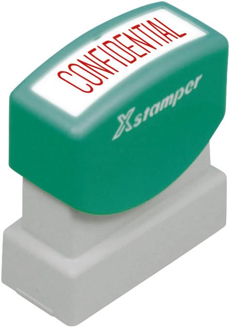 Produktbild X-Stamper Confidential rot