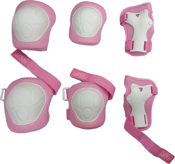 New Sports Kit de protection (XS, Protège-poignets, Genouillère, Coudes, 6 pièces)