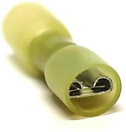 Image du produit EP Cosse plate WP 6.3 x 0.8 mm, femelle, jaune, 10 pcs.