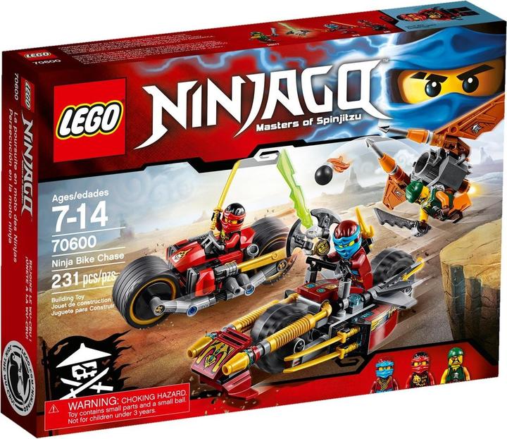 Produktbild LEGO Ninja-Bike Jagd (70600, LEGO Ninjago)