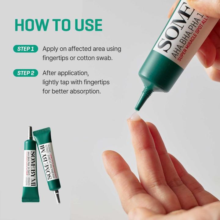 Actual product image Some By Mi AHA.BHA.PHA 4Days Super Miracle Spot All Kill Cream (30 ml, 24h cream)