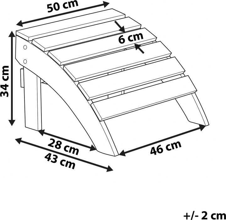 Actual product image Beliani Adirondack
