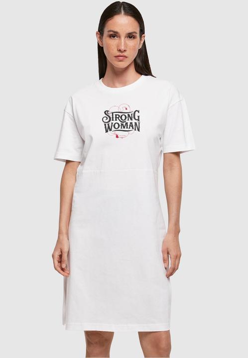 Image du produit Merchcode Ladies Frida Kahlo - Strong women 4 Organic Oversized Slit Tee Dress - 117401 (XXL)