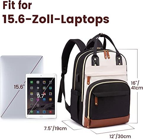 Produktbild Only-Bags.Store Laptop Rucksack 15.6 Zoll Schulrucksack Teenager Wasserdicht Schultasche Anti-Diebstahl mit (31 l)