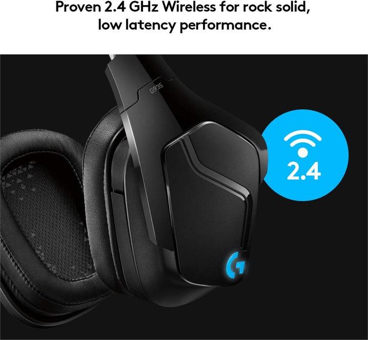 Image du produit Logitech G G935 Son surround sans fil 7.1 LIGHTSYNC pour les jeux - 2,4 GHz - EMEA (Sans fil)