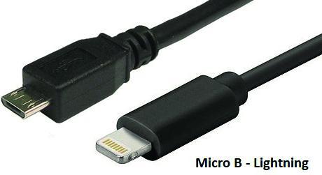 Produktbild Cobi.Bike Micro B – Lightning (USB 2.0)