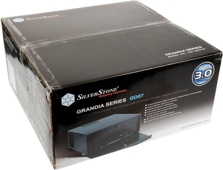 Produktbild Silverstone Sst-Gd07b (ATX, mATX, E-ATX)