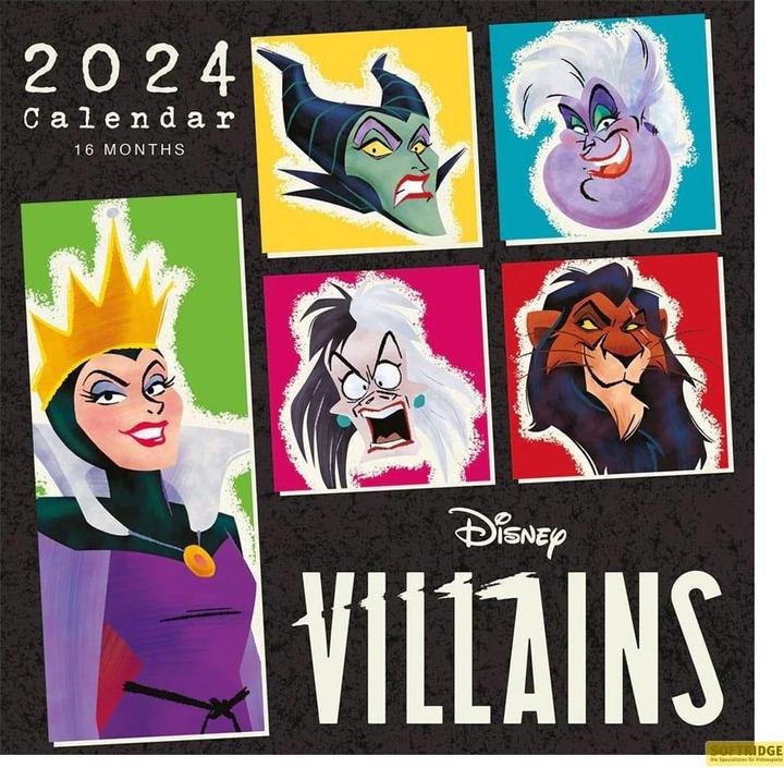 Pyramid Disney Villains calendrier 2024 Once I was Alone (30 x 30 cm, Anglais)