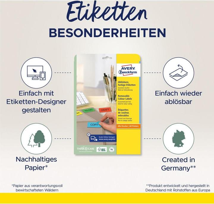Produktbild Avery Organisations-Etiketten