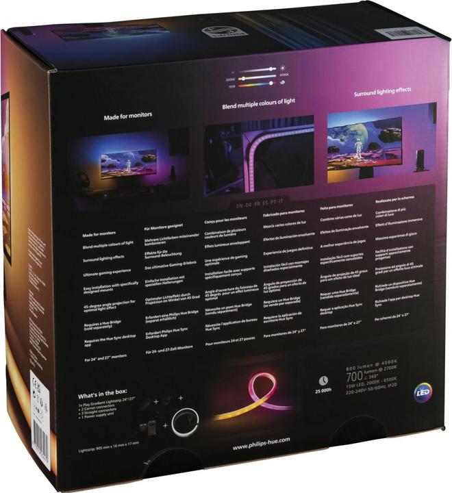 Immagine prodotto Philips Hue Play Gradient (Multicolore, 90.50 cm, Interno)