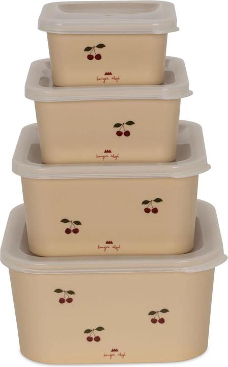 Produktbild Konges Slojd Lunchbox Cherry 4er Set