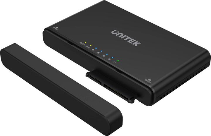 Produktbild Unitek GEHÄUSE USB-C zu PCIe/NVMe M.2 SSD + SATA III Adapter mit Offline-Klon (M.2 2280)
