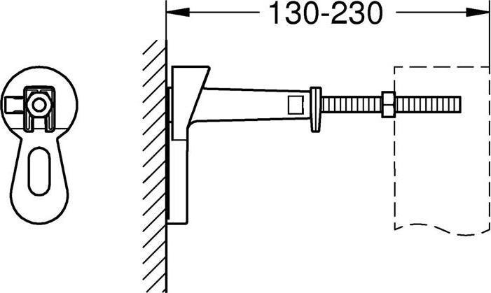 Produktbild Grohe Rapid SL Wandwinkel