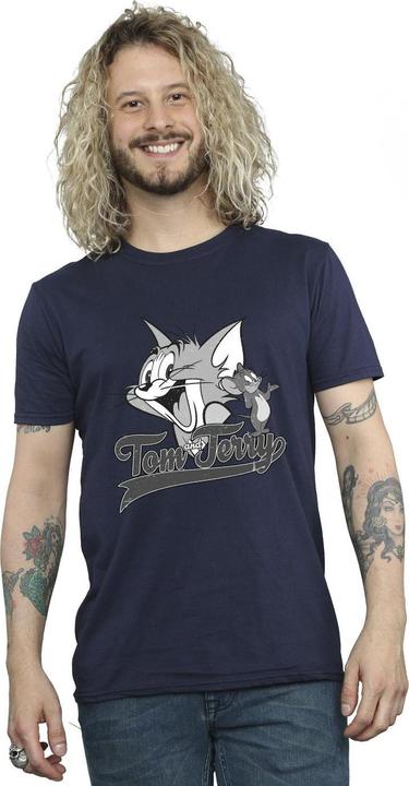 Immagine prodotto Tom & Jerry Greyscale Square Maglietta Uomo (4XL)