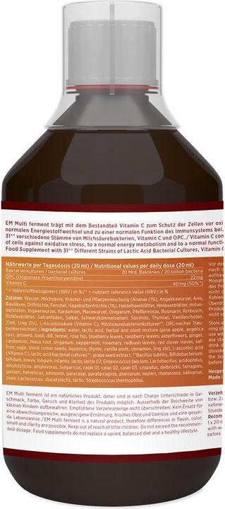 Actual product image Kingnature EM Multi Ferment (1 Piece, Liquid, 551 g)