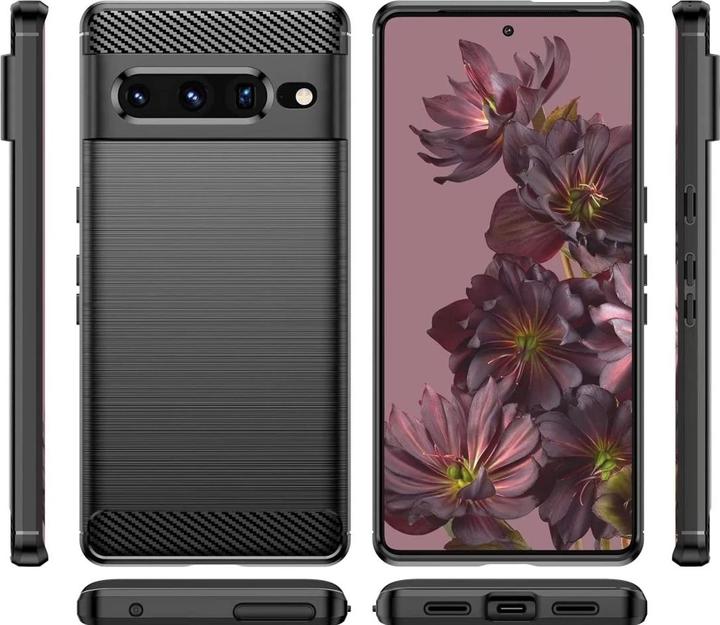 Actual product image Screenguard Carbon Brushed Soft TPU Case (Google Pixel 7 Pro)