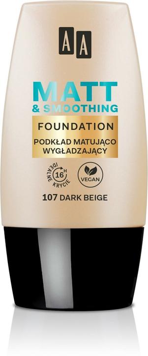 Actual product image Oceanic AA Make Up Matt Foundation podkład matująco wygładzający 107 Dark Beige 30ml (107 Dark beige)