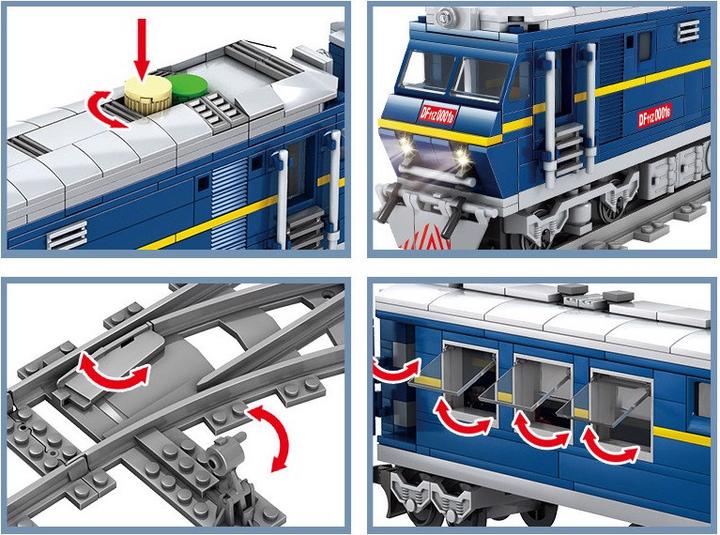 Image du produit Kazi Train de voyageurs électrique