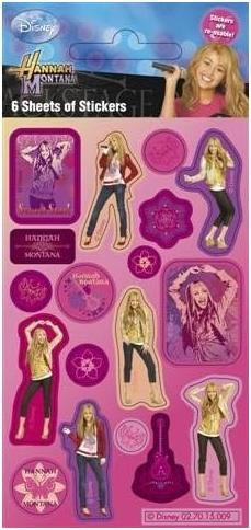 Immagine prodotto Hannah Montana Festa Adesivo Misura Confezione 6