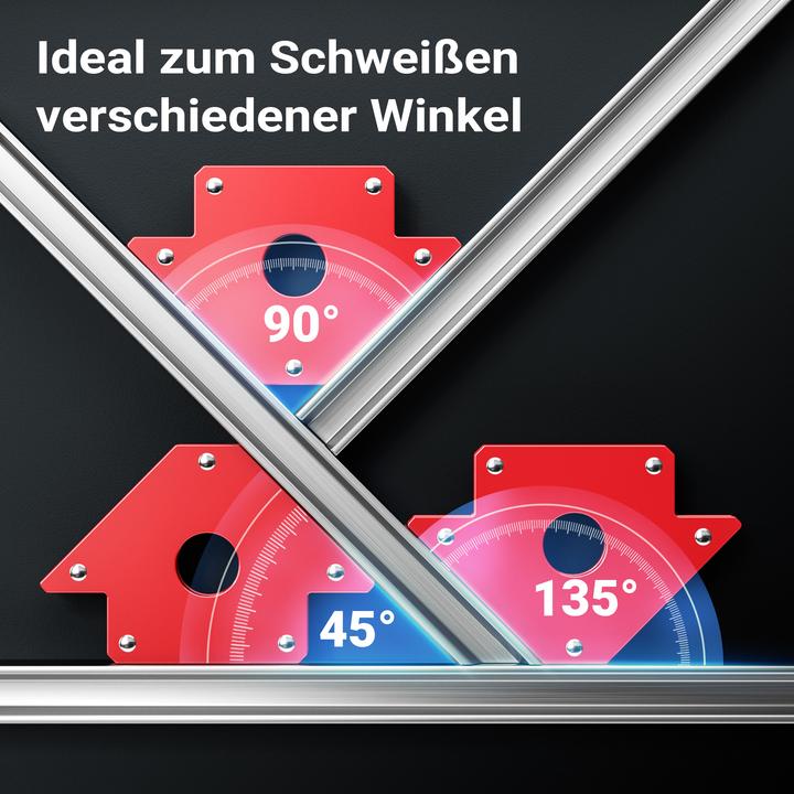 Produktbild Wiltec Schweissmagnet 11kg Schweisswinkel 120x80x15mm Magnetwinkel Schweisszubehör