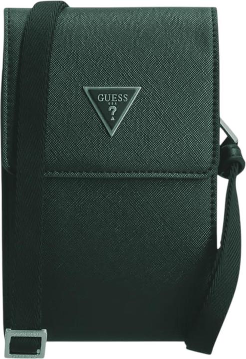 Actual product image Guess Certosa, Polyurethane, Textile Crossbody Bag, Grey, HMCERTP2285, 22