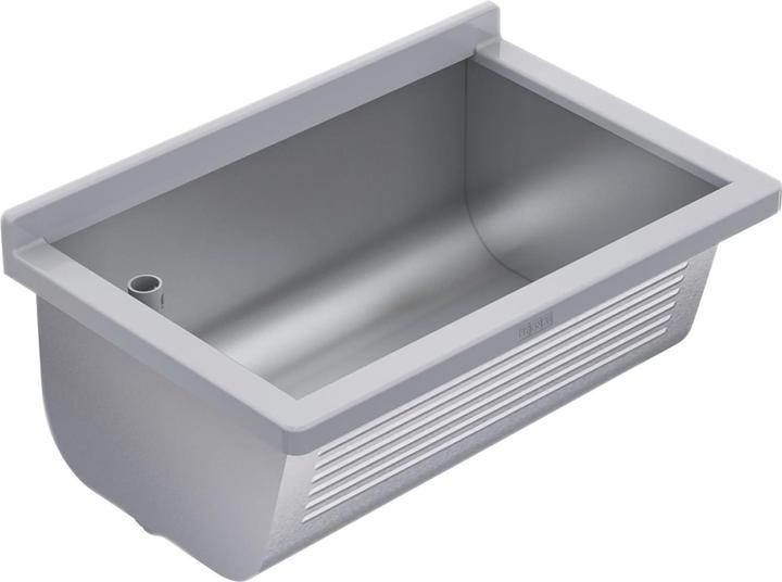 Produktbild Franke CA210/7N Wand-Ausgussbecken Waschbecken Ablauf links Edelstahl satiniert (460 mm, 700 mm)