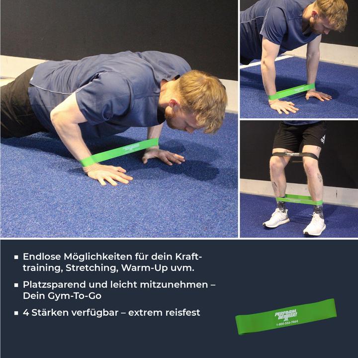 Productafbeelding Perform Better Minibandjes set van 10 (0.20 m, Extra sterk)