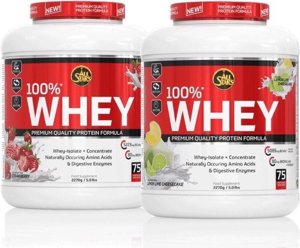 Produktbild All Stars 100% Whey Protein (2270 Dose) (Schokolade, Kokos, 1 Stk., 2270 g)