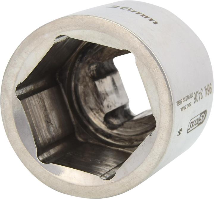 Productafbeelding KS Tools Roestvrijstalen contactdoos (36 mm)