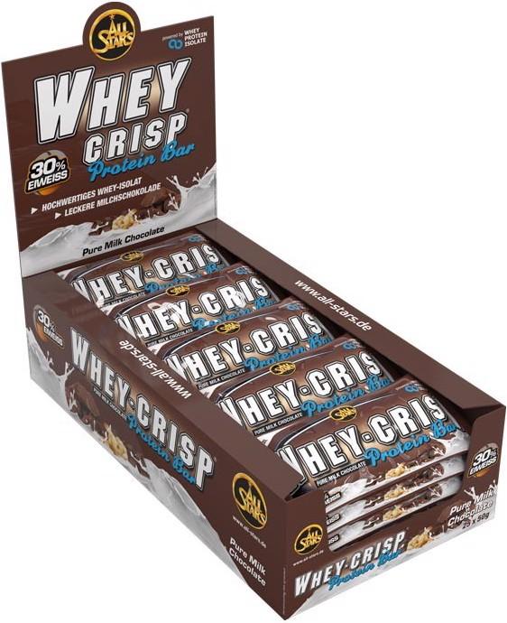 Produktbild All Stars Whey Crisp (Weisse Schokolade, 25 Stk., 1250 g)