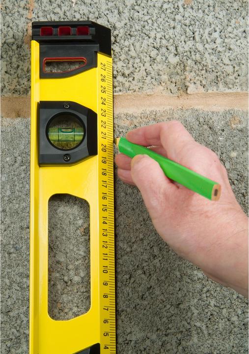 Actual product image Stanley FatMax I-profile spirit level II (60 cm length, 2 vertical vials/1 horizontal vial, aluminium) (61 cm)