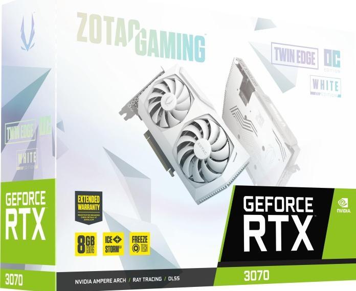 Actual product image Zotac GeForce RTX 3070 Twin Edge OC Edition (8 GB)