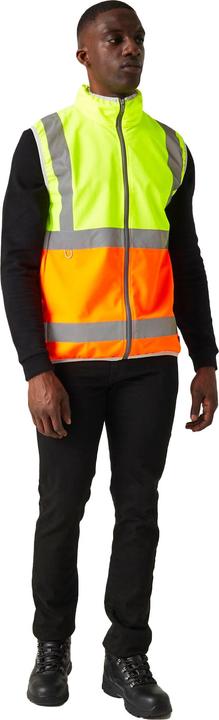 Produktbild Regatta Pro HiVis Weste Durchgehender Reissverschluss (S)